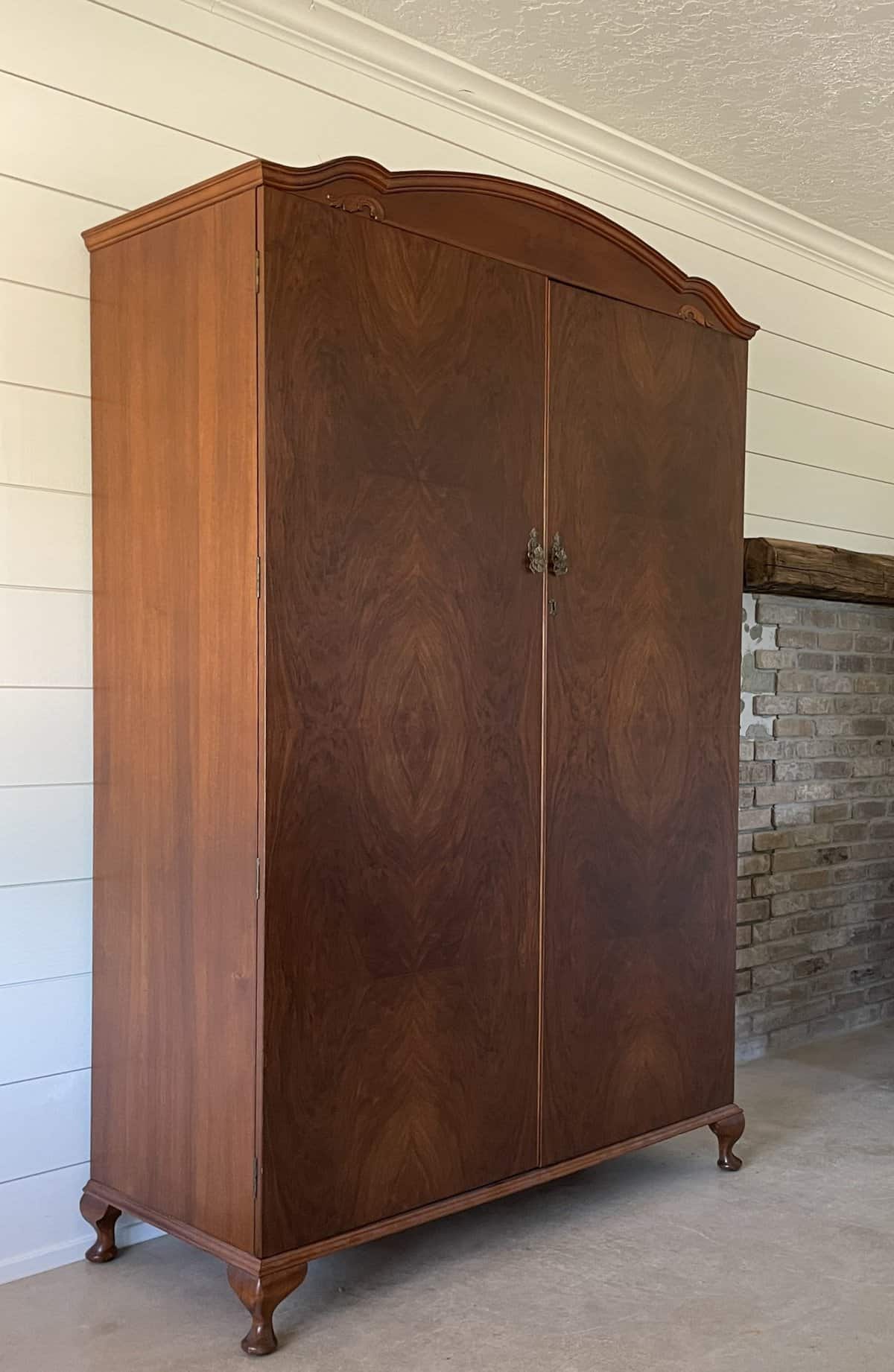 Grandfather's Armoire Restored for New Home